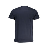 Cavalli Class Crew Neck T-Shirt — Blue Cotton