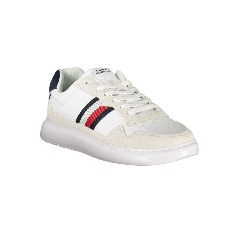 Tommy Hilfiger Athletic Sneaker — White Polyurethane
