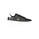 Calvin Klein Leather Sneaker — Black