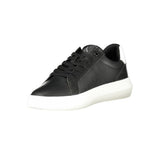 Calvin Klein Leather Sneaker — Black
