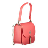 Mario Valentino Bag — Pink Polyurethane, Removable Handles and Pockets
