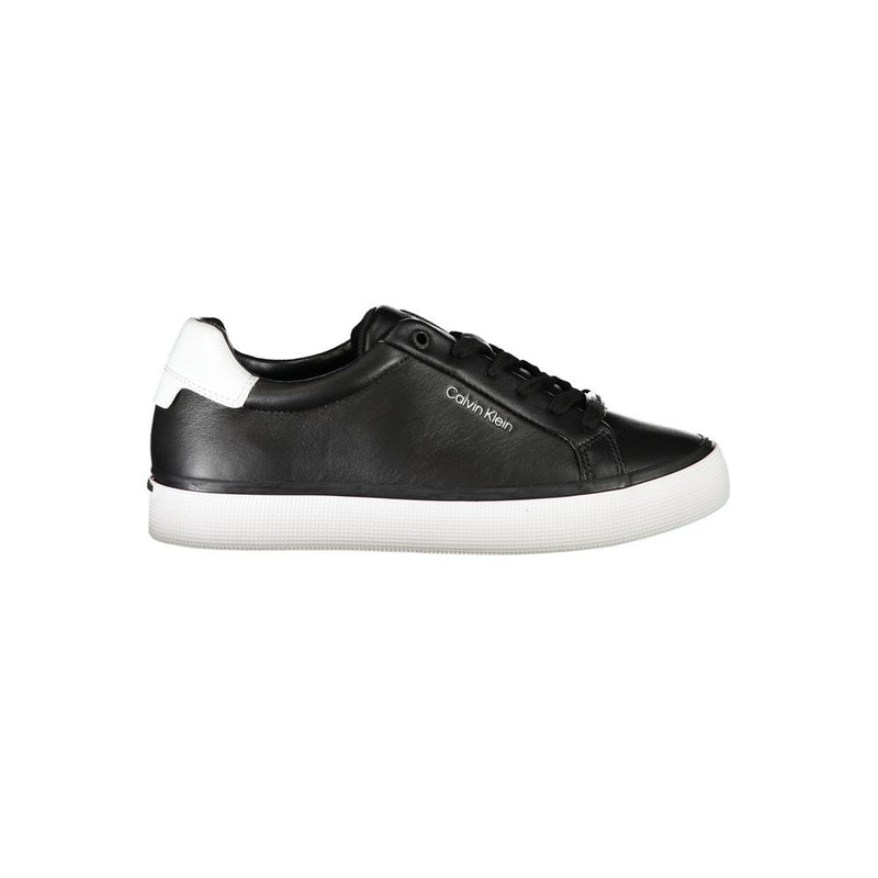 Calvin Klein Athletic Sneaker — Black Leather