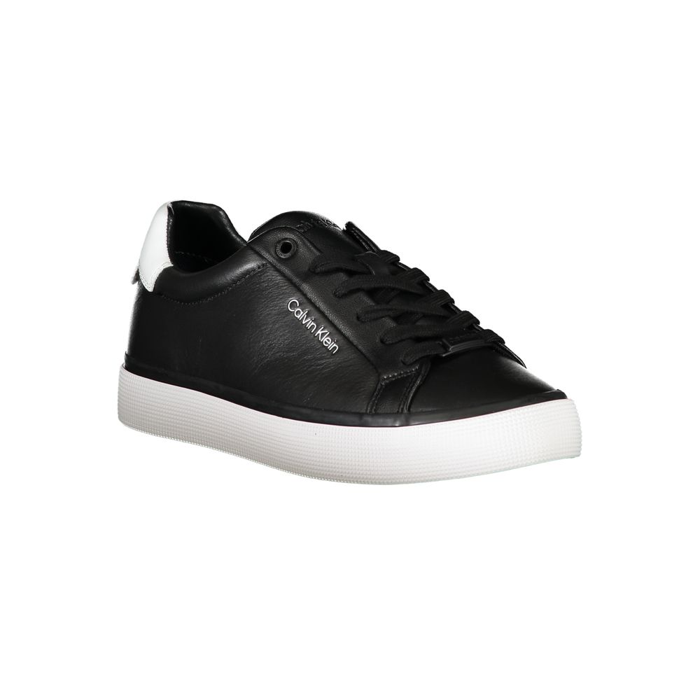 Calvin Klein Athletic Sneaker — Black Leather