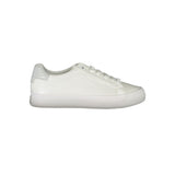 Calvin Klein Low-Top Sneaker — White Leather