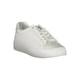 Calvin Klein Low-Top Sneaker — White Leather