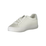 Calvin Klein Low-Top Sneaker — White Leather