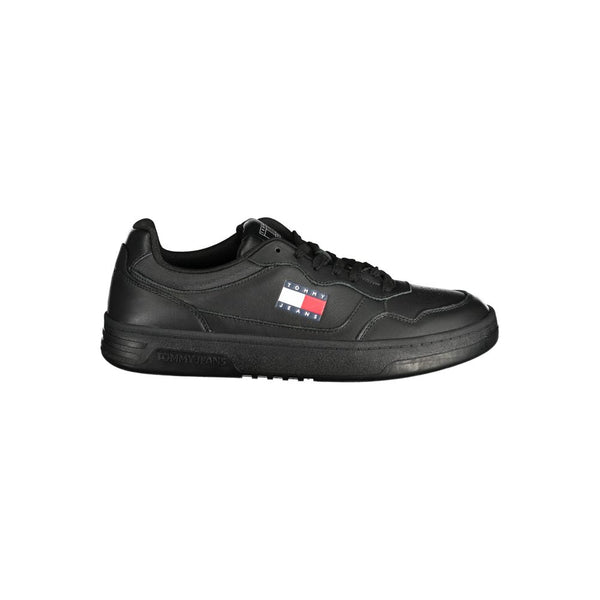 Tommy Hilfiger Athletic Sneaker — Black Polyurethane