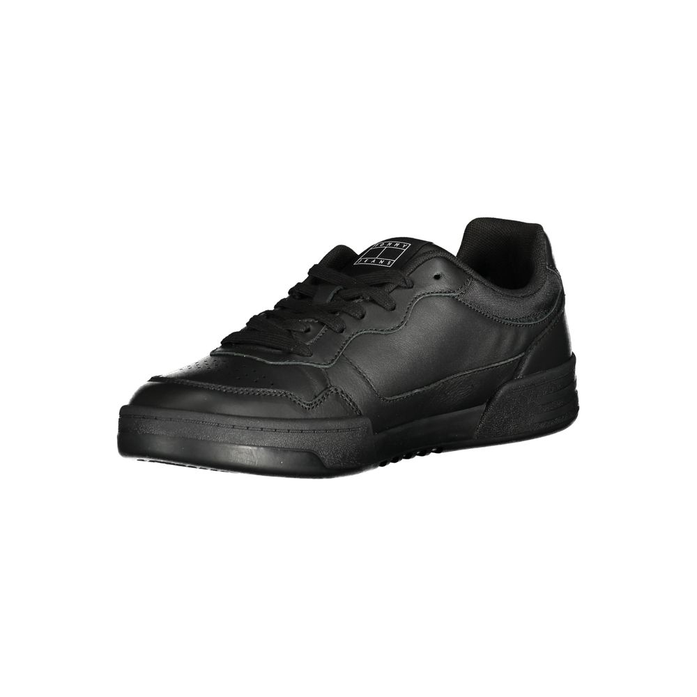 Tommy Hilfiger Athletic Sneaker — Black Polyurethane