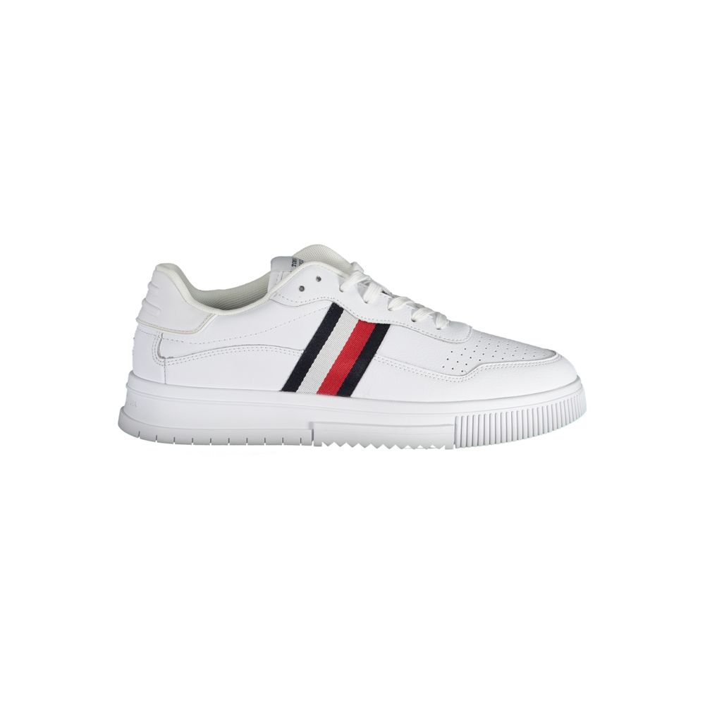 Tommy Hilfiger Leather Sneaker — White