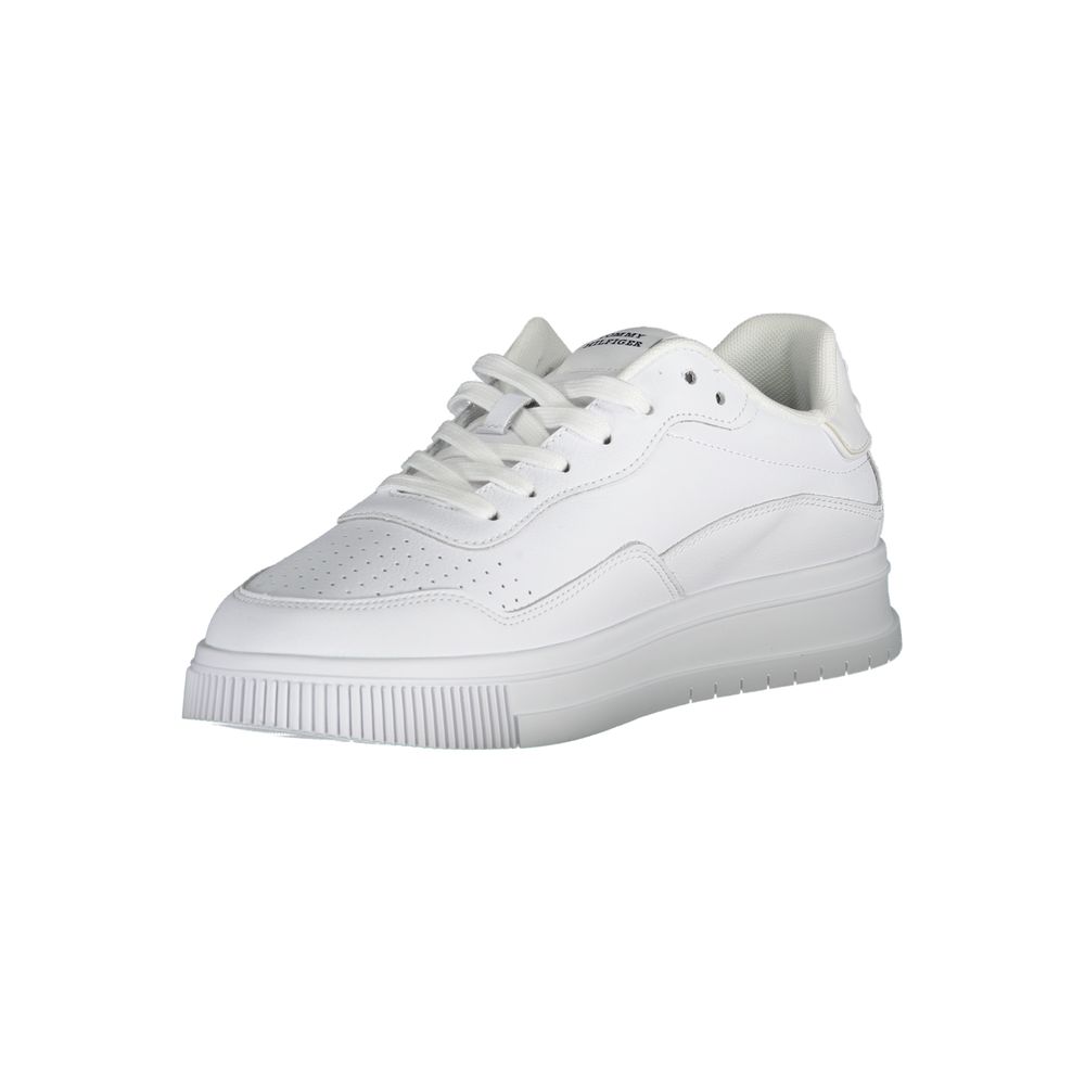 Tommy Hilfiger Leather Sneaker — White