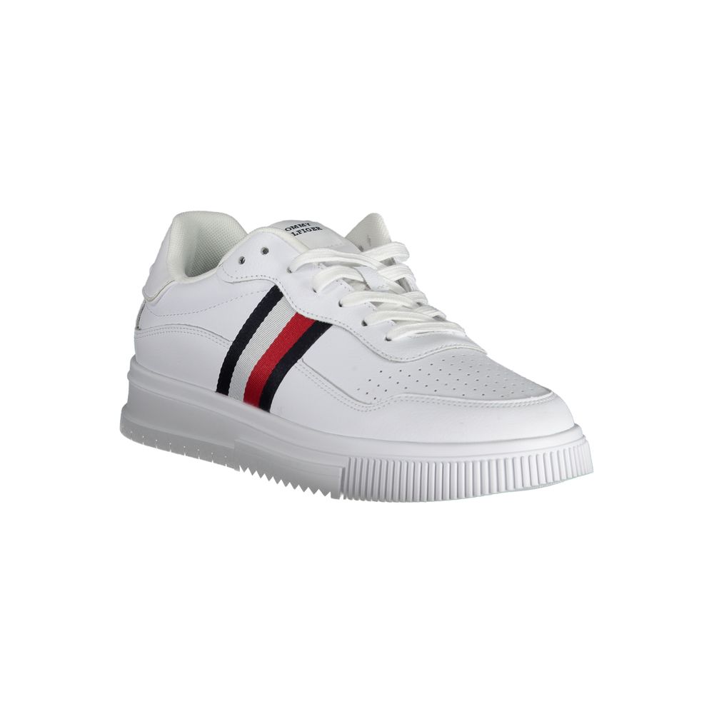 Tommy Hilfiger Leather Sneaker — White