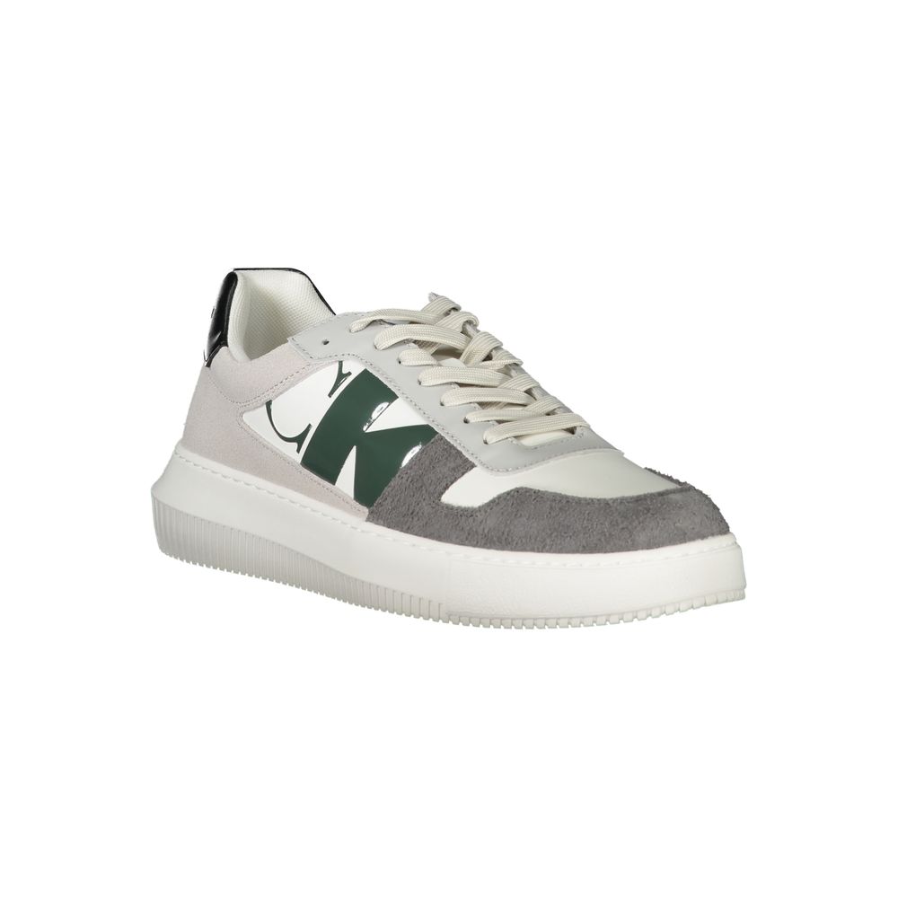 Calvin Klein Athletic Sneaker — White Polyethylene