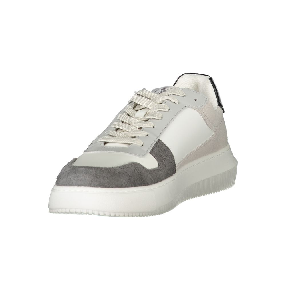 Calvin Klein Athletic Sneaker — White Polyethylene
