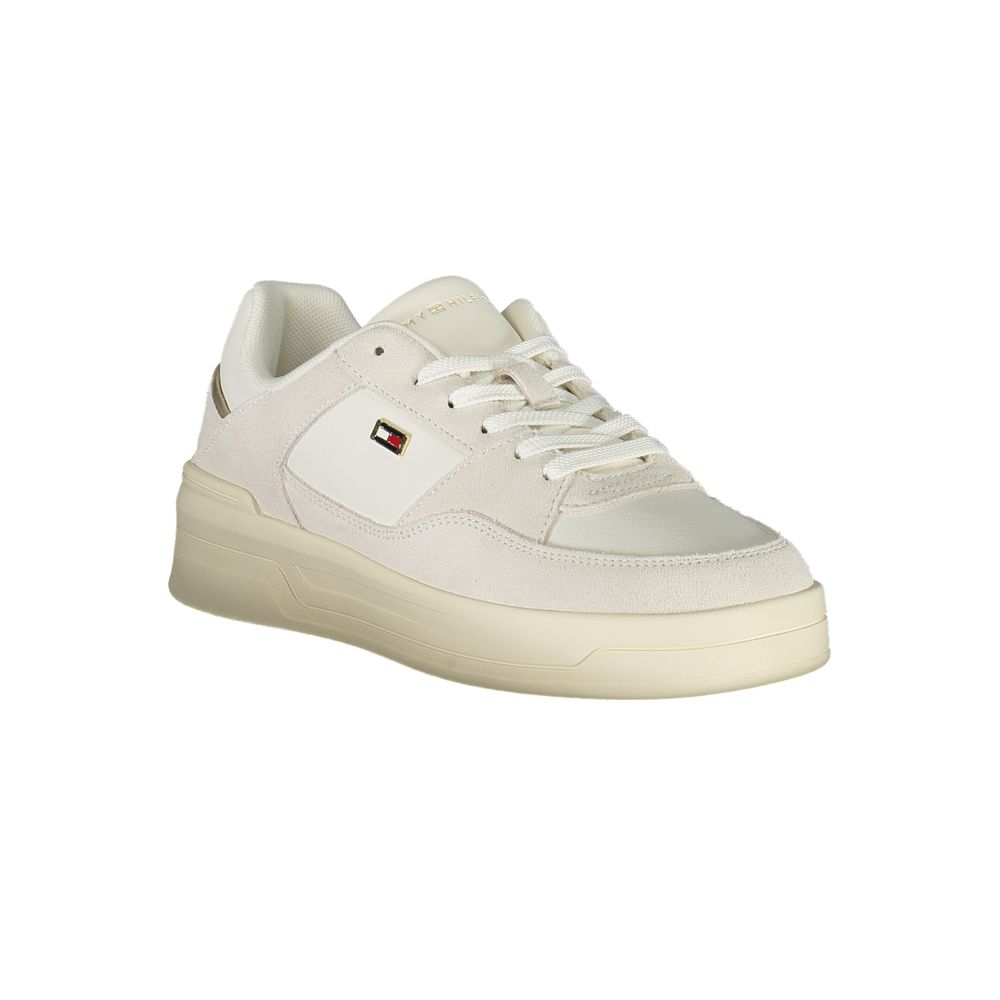 Tommy Hilfiger Athletic Sneaker — White Polyurethane