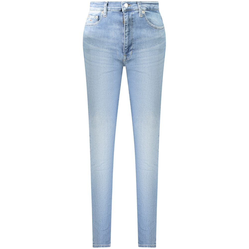 Tommy Hilfiger High-Waisted Skinny Jeans — Blue Cotton