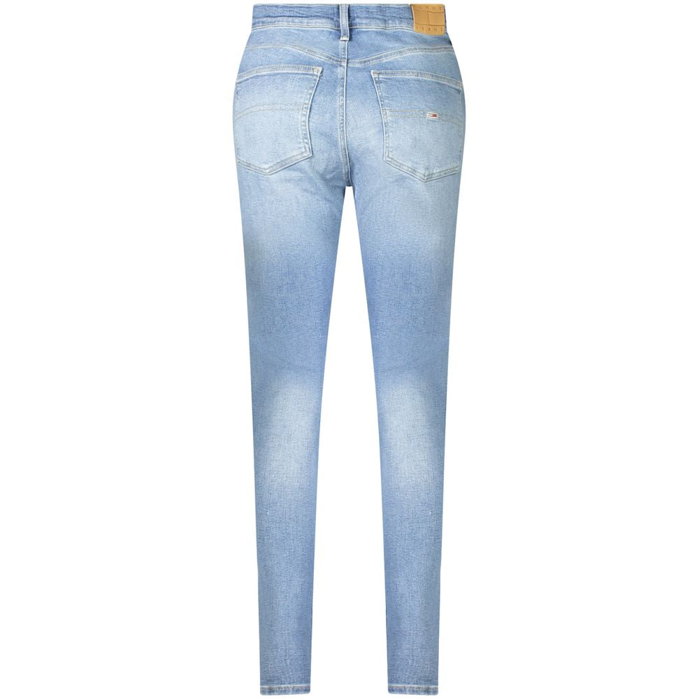 Tommy Hilfiger High-Waisted Skinny Jeans — Blue Cotton