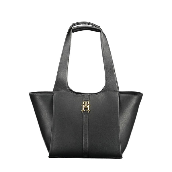 Tommy Hilfiger Handbag — Black Polyurethane