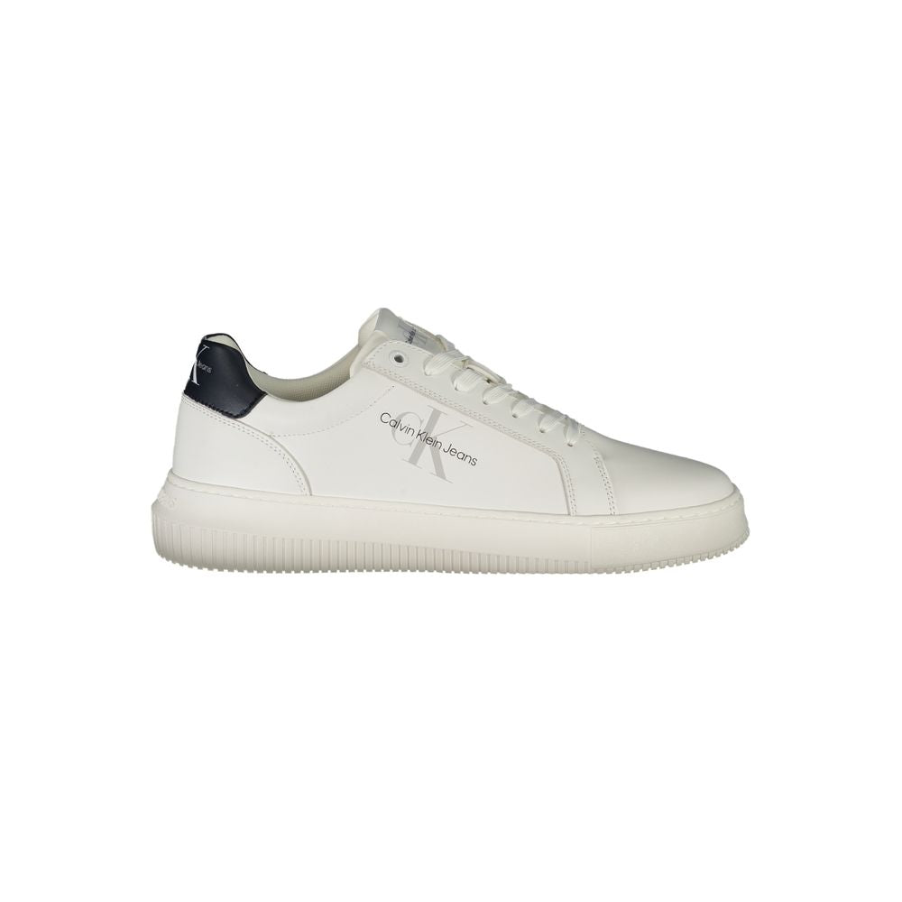 Calvin Klein Leather Sneaker — White