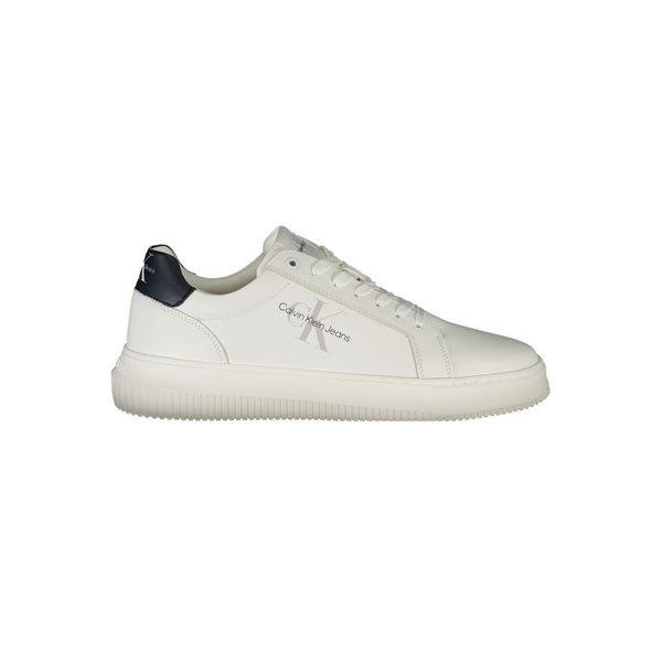 Calvin Klein Leather Sneaker — White