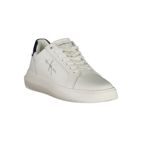 Calvin Klein Leather Sneaker — White