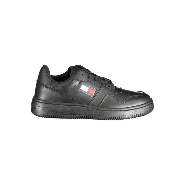 Tommy Hilfiger Athletic Sneaker — Black Leather