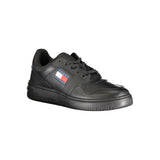 Tommy Hilfiger Athletic Sneaker — Black Leather