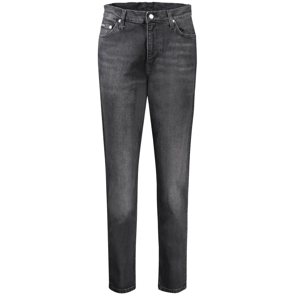 Calvin Klein Mom Jeans — Black Cotton