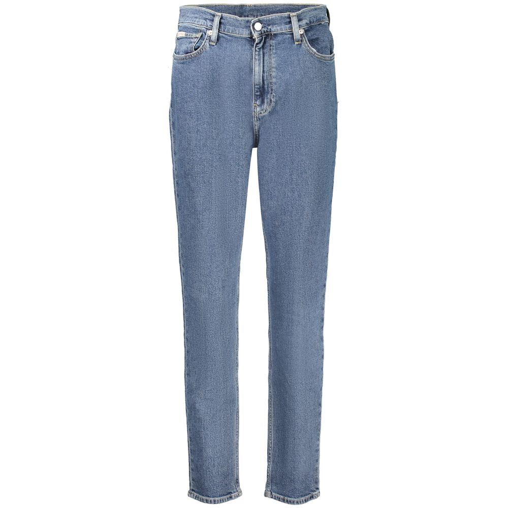 Calvin Klein Mom Jeans — Blue Cotton