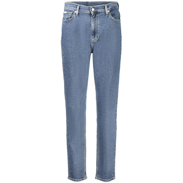Calvin Klein Mom Jeans — Blue Cotton