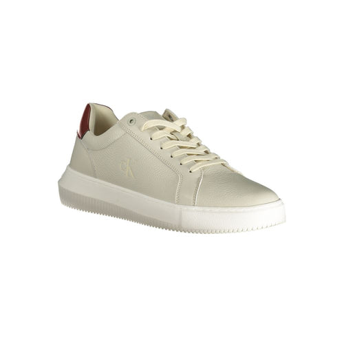 Calvin Klein Men's Polyurethane Low-Top Sneaker — Gray