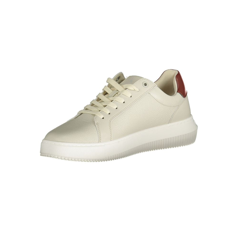 Calvin Klein Polyurethane Low-Top Sneaker — Gray