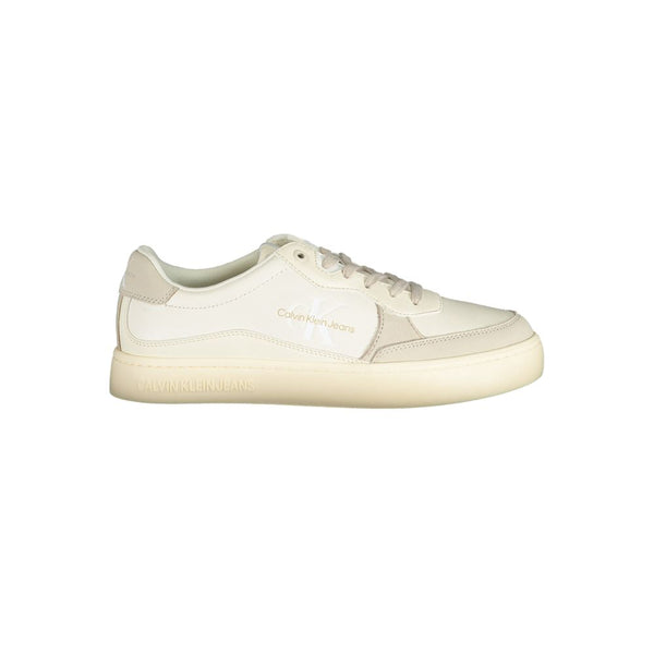 Calvin Klein Athletic Sneaker — White Polyurethane