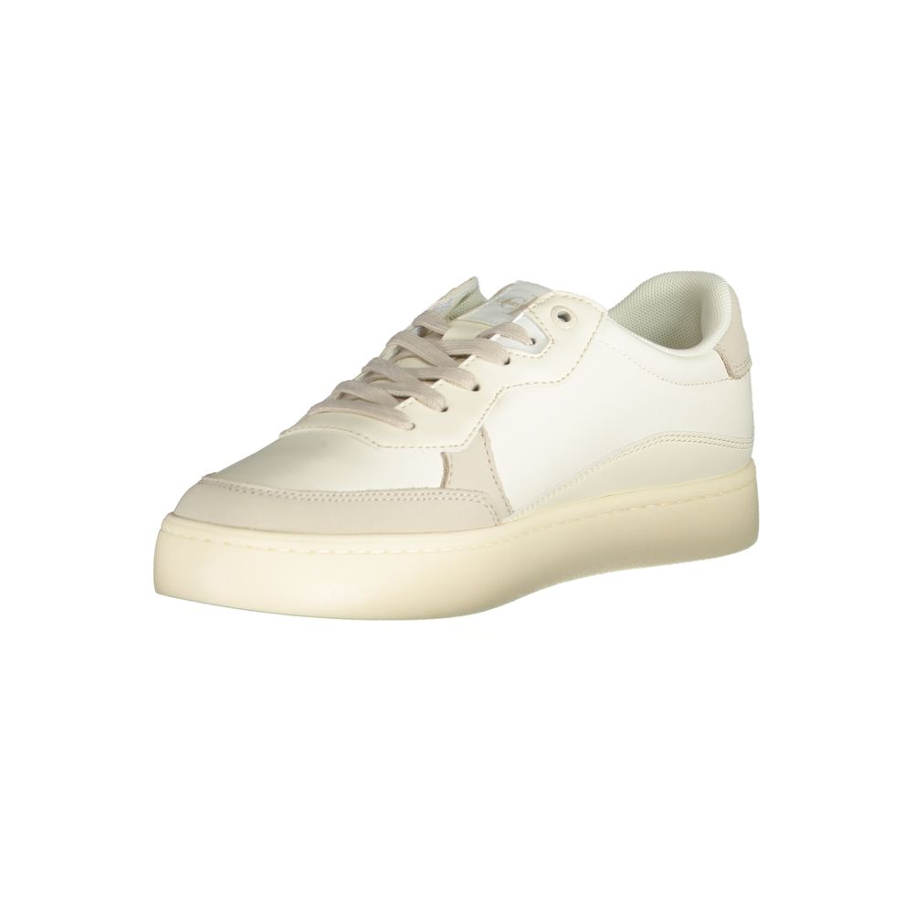Calvin Klein Athletic Sneaker — White Polyurethane