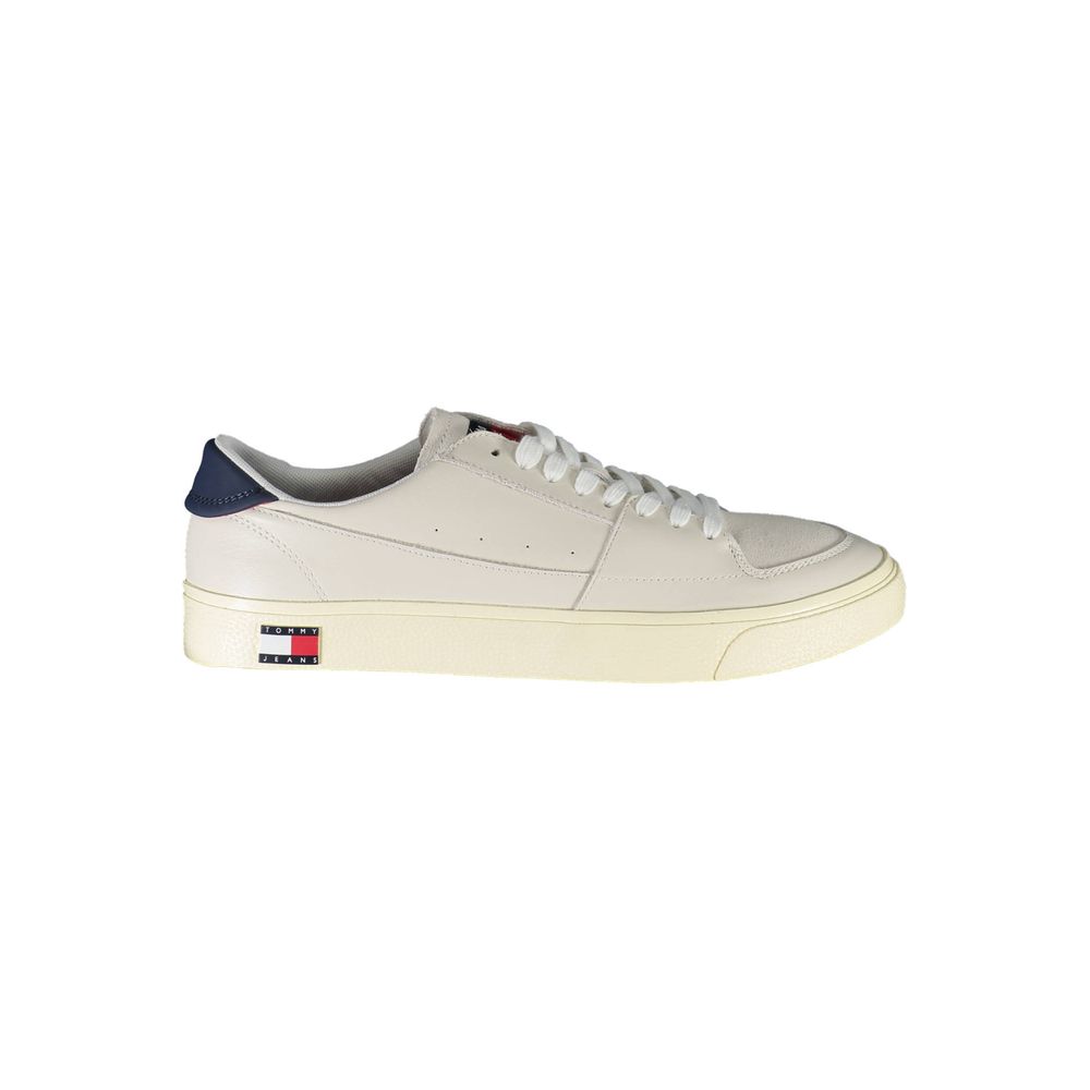 Tommy Hilfiger Leather Sneaker — White