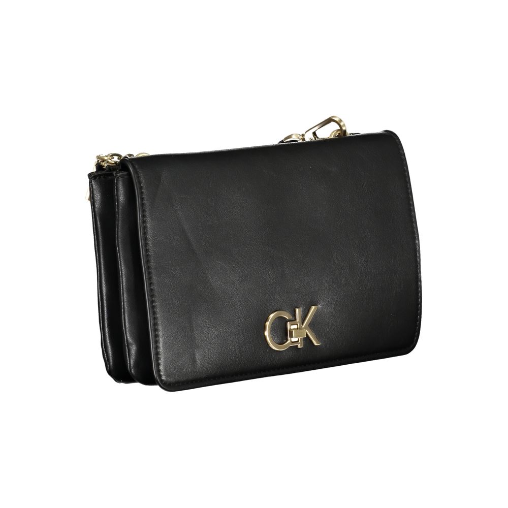 Calvin Klein Shoulder Bag — Black Polyester