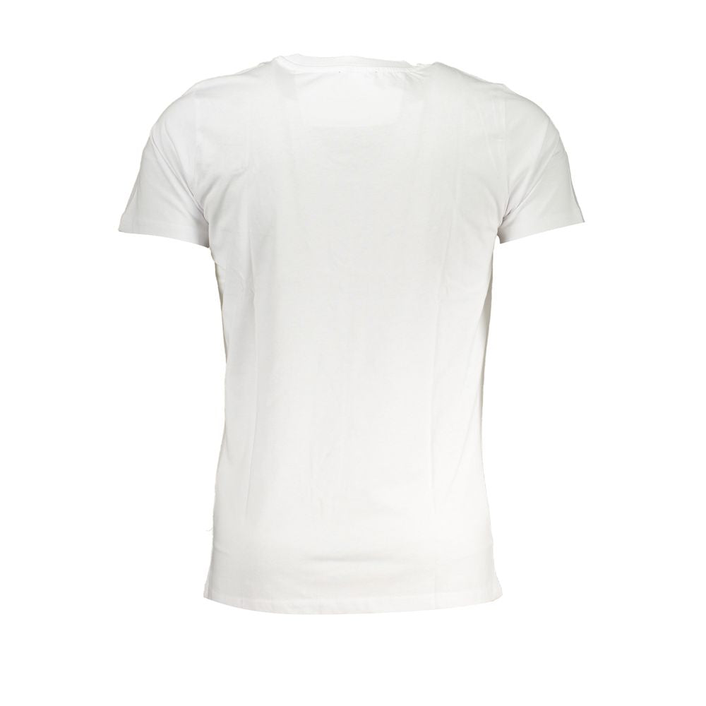 Cavalli Class Crew Neck T-Shirt — White Cotton