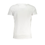 Cavalli Class Crew Neck T-Shirt — White Cotton