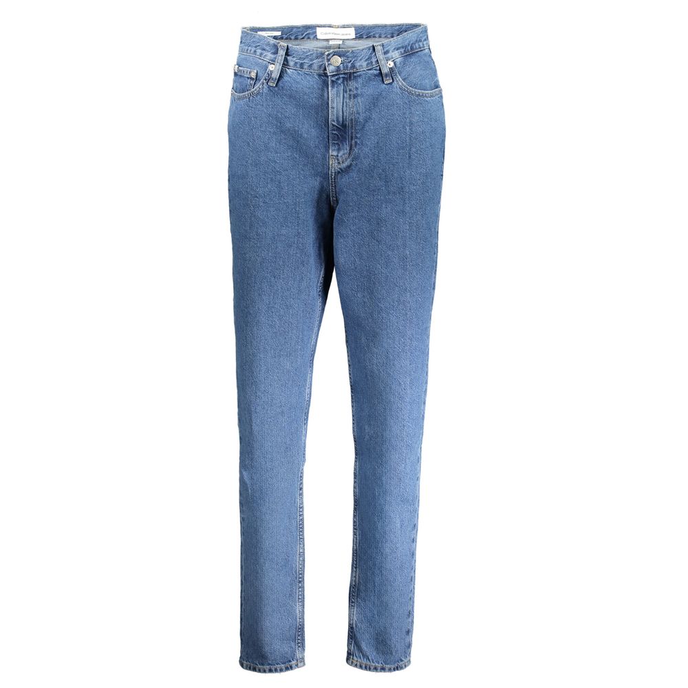 Calvin Klein Mom Jeans — Blue Cotton