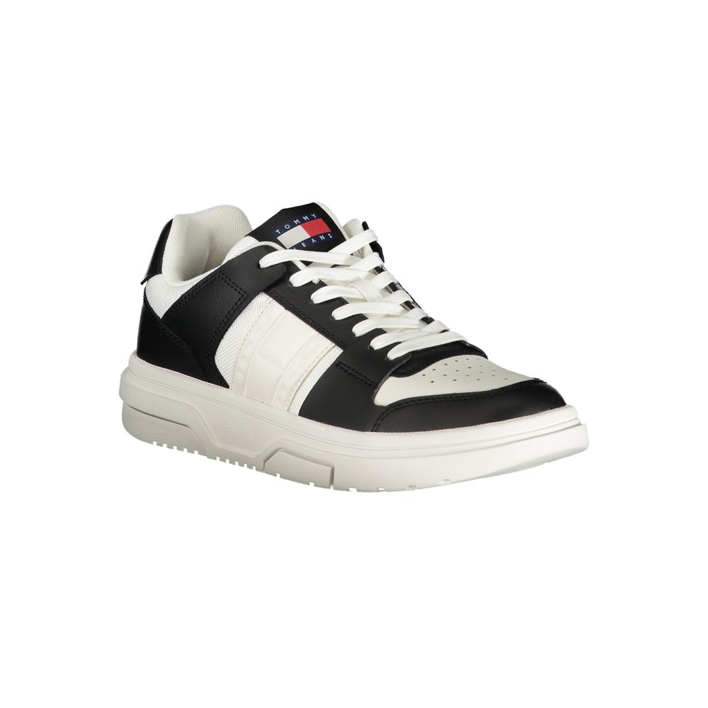 Tommy Hilfiger Athletic Sneaker — Black Leather