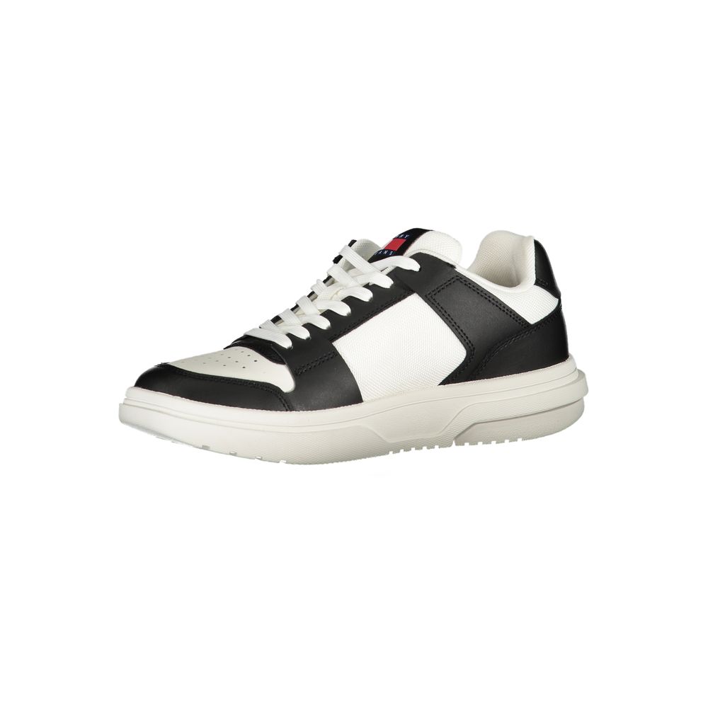 Tommy Hilfiger Athletic Sneaker — Black Leather