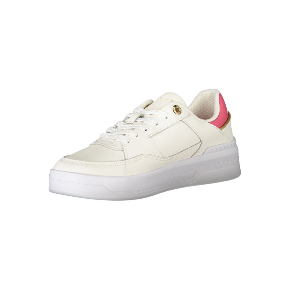 Tommy Hilfiger Athletic Sneaker — White Polyurethane