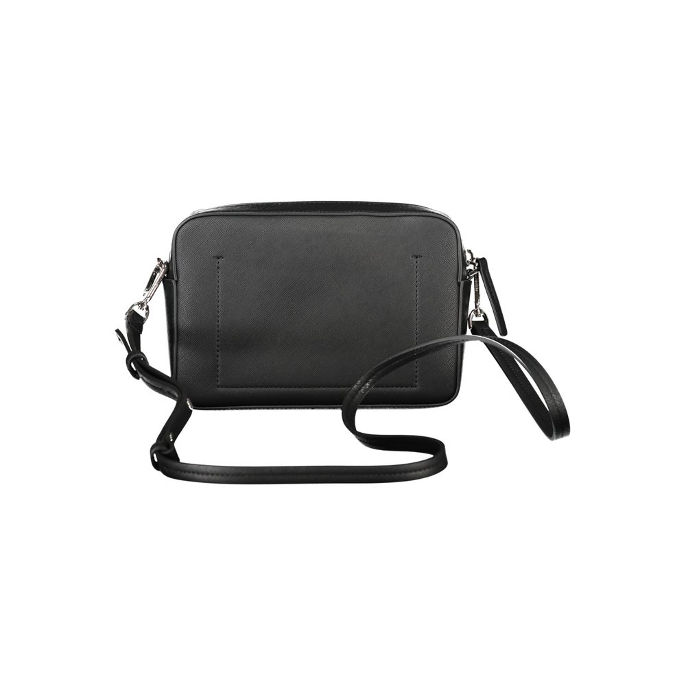 Calvin Klein Shoulder Bag — Black Polyurethane