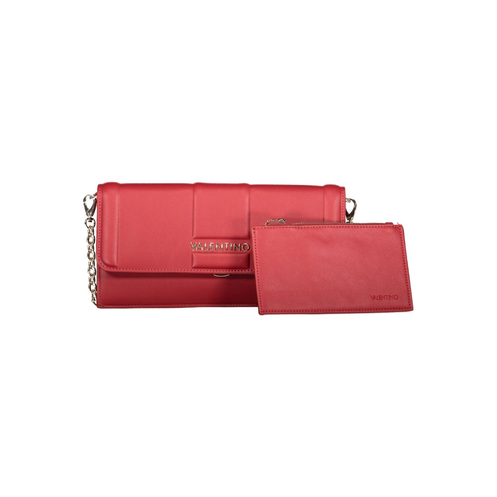 Mario Valentino Bag — Red Polyurethane