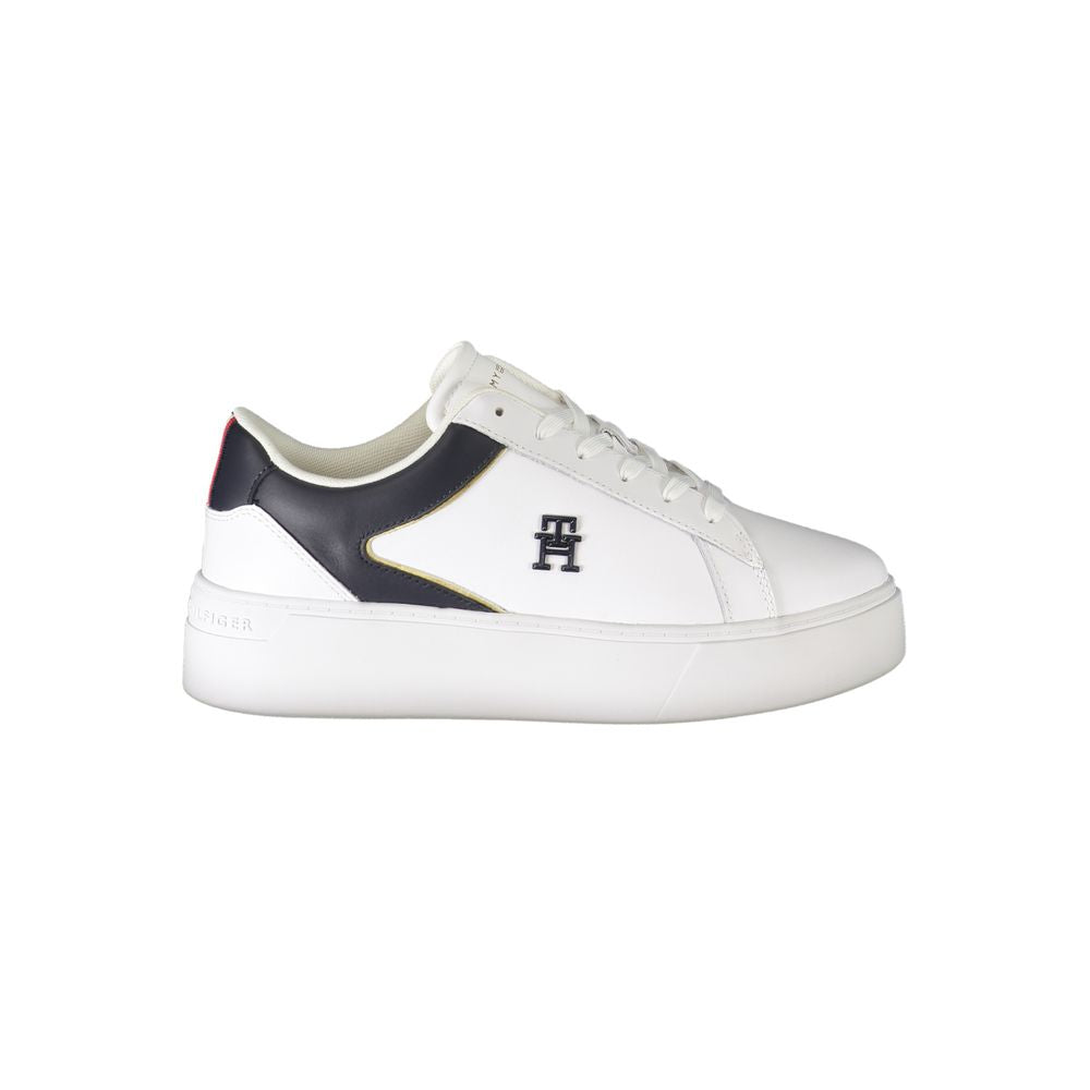 Tommy Hilfiger Athletic Sneaker — White Polyurethane