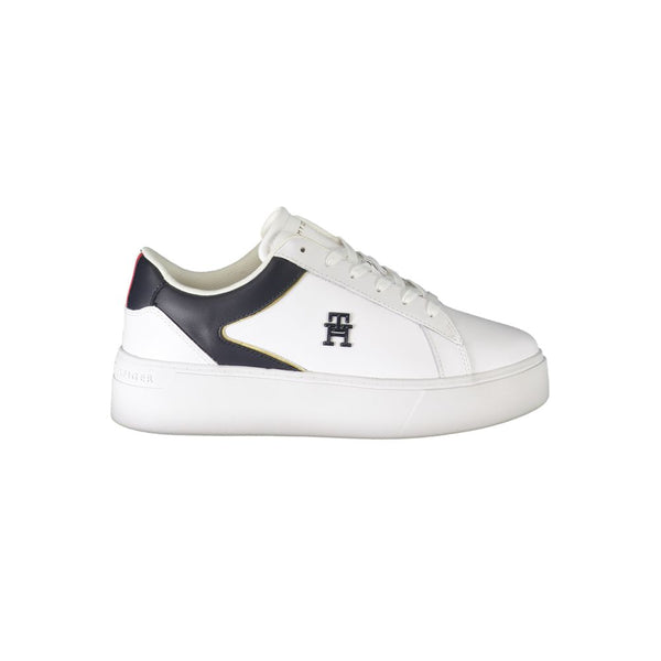 Tommy Hilfiger Athletic Sneaker — White Polyurethane