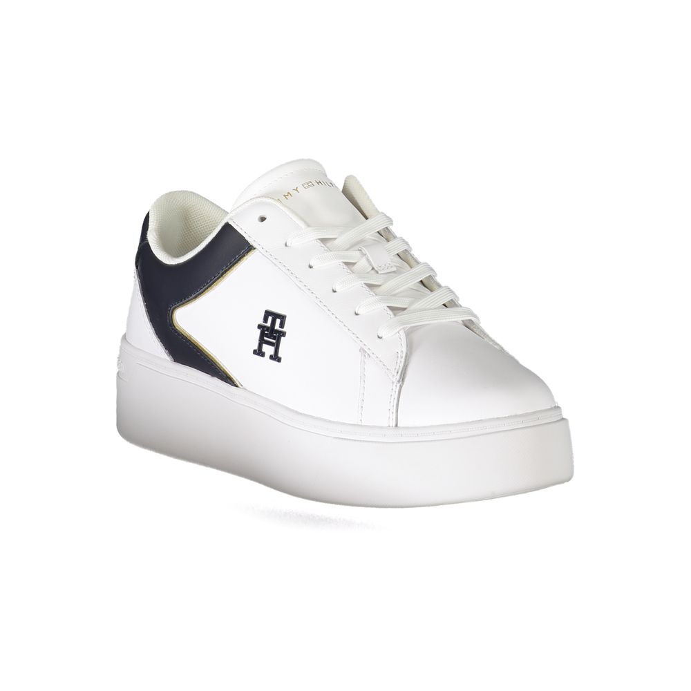 Tommy Hilfiger Athletic Sneaker — White Polyurethane