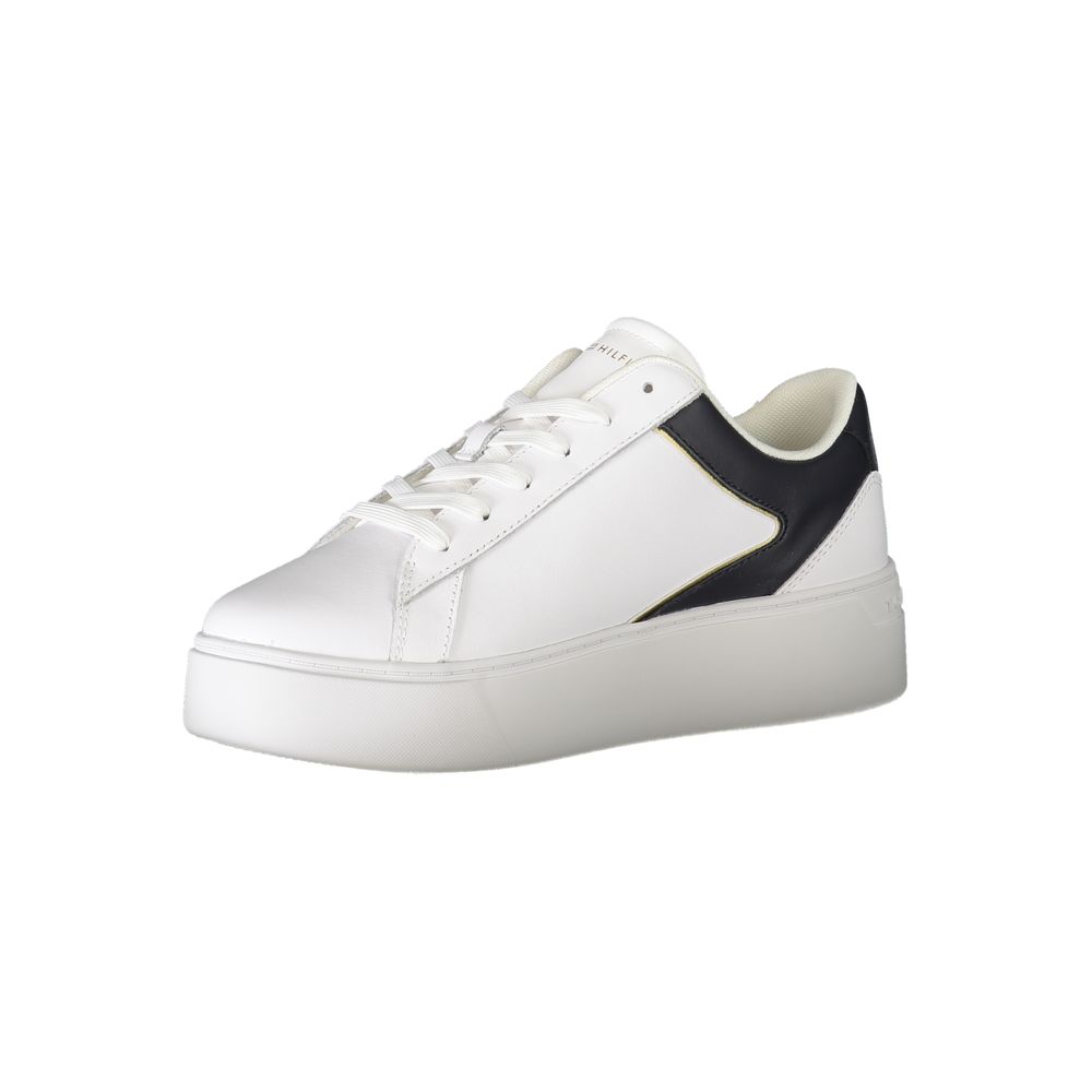 Tommy Hilfiger Athletic Sneaker — White Polyurethane
