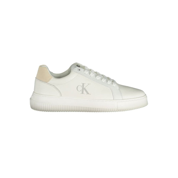 Calvin Klein Athletic Sneaker — White Polyurethane