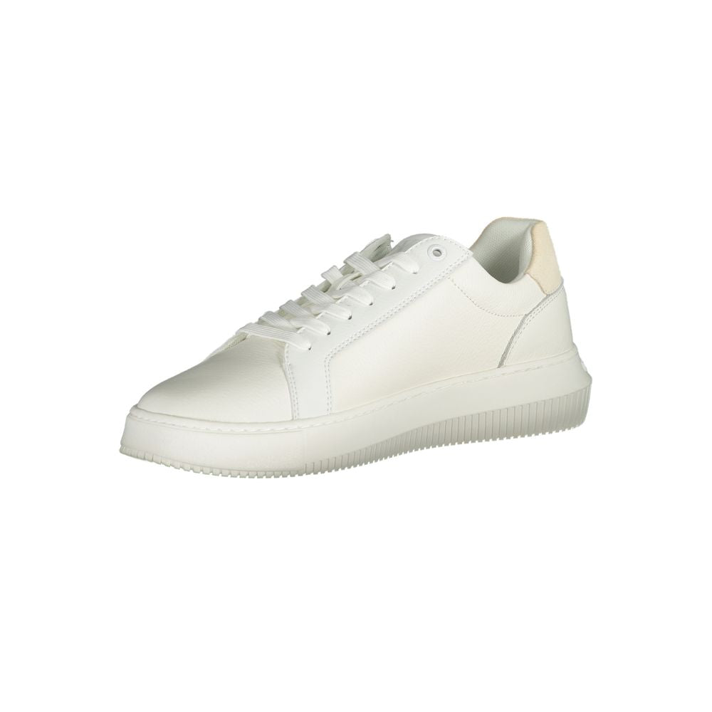 Calvin Klein Athletic Sneaker — White Polyurethane