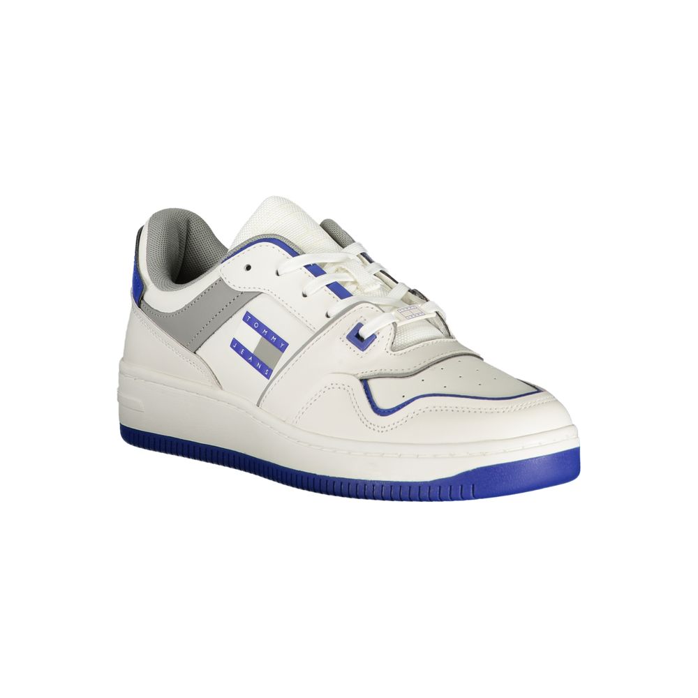 Tommy Hilfiger Athletic Sneaker — White with Blue Accent